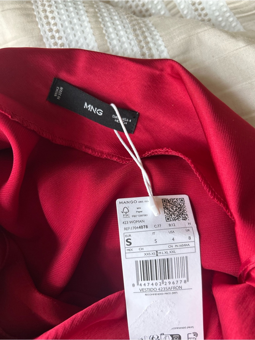 Mango One-Shoulder Wine Red Ruched Gown - Picture 3 of 10